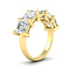 Load image into Gallery viewer, 5-ct-asscher-cut-five-stone-diamond-wedding-ring-in-yellow-gold-fdwb8008asangle2-5.00ct-nl-yg.jpg?v=1773808024