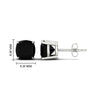 Load image into Gallery viewer, 5-ct-cushion-cut-black-diamond-basket-stud-earring-in-white-gold-fdear10411cugblackangle2-5.00ct-nl-wg-hw.jpg