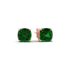 Load image into Gallery viewer, 5-ct-cushion-cut-emerald-basket-stud-earring-in-rose-gold-fdear10411cugemgrangle1-5.00ct-nl-rg.jpg