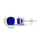 Load image into Gallery viewer, 5-ct-cushion-cut-sapphire-basket-stud-earring-in-white-gold-fdear10411cugsablangle2-5.00ct-nl-wg-hw.jpg