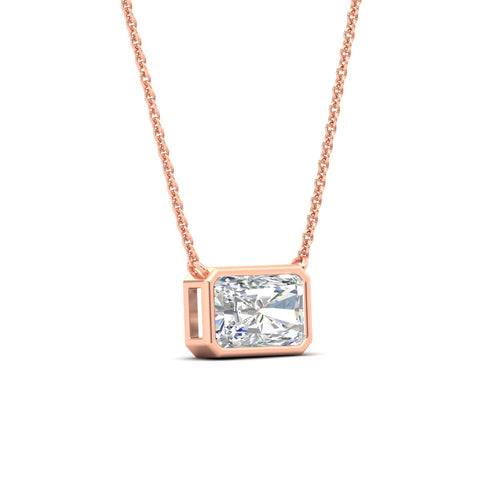 5-ct-east-west-radiant-cut-bezel-diamond-pendant-in-rose-gold-fdpd11763raangle3-5.00ct-nl-rg