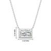 Load image into Gallery viewer, 5-ct-east-west-radiant-cut-bezel-diamond-pendant-in-white-gold-fdpd11763raangle1-5.00ct-nl-wg-hw.jpg