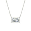 Load image into Gallery viewer, 5-ct-east-west-radiant-cut-bezel-diamond-pendant-in-white-gold-fdpd11763raangle1-5.00ct-nl-wg.jpg