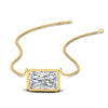 Load image into Gallery viewer, 5-ct-east-west-radiant-cut-bezel-diamond-pendant-in-yellow-gold-fdpd11763rasleep-5.00ct-nl-yg.jpg