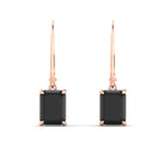 Load image into Gallery viewer, 5-ct-emerald-cut-black-diamond-drop-earrings-in-rose-gold-fdear11236emgblackangle2-5.00ct-nl-rg.jpg?v=1765364332