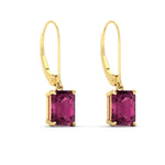 Load image into Gallery viewer, 5-ct-emerald-cut-pink-sapphire-drop-earrings-in-yellow-gold-fdear11236emgsadrpiangle3-5.00ct-nl-yg.jpg?v=1765364332