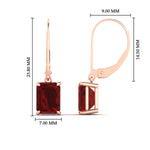 Load image into Gallery viewer, 5-ct-emerald-cut-ruby-drop-earrings-in-rose-gold-fdear11236emgrudrangle4-5.00ct-nl-rg-hw.jpg?v=1765364332
