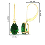 Load image into Gallery viewer, 5-ct-lever-back-pear-shaped-emerald-earrings-for-women-in-yellow-gold-fdear11236pegemgrangle4-5.00ct-nl-yg-hw.jpg?v=1768545021