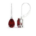 Load image into Gallery viewer, 5-ct-lever-back-pear-shaped-ruby-earrings-for-women-in-white-gold-fdear11236pegrudrangle4-5.00ct-nl-wg.jpg?v=1768545174