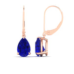 Load image into Gallery viewer, 5-ct-lever-back-pear-shaped-sapphire-earrings-for-women-in-rose-gold-fdear11236pegsablangle4-5.00ct-nl-rg.jpg?v=1768544716