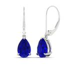 Load image into Gallery viewer, 5-ct-lever-back-pear-shaped-sapphire-earrings-for-women-in-white-gold-fdear11236pegsablangle1-5.00ct-nl-wg.jpg?v=1768544716