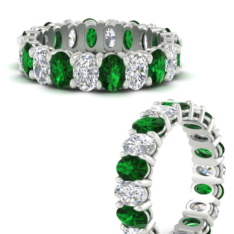 5-ct-oval-diamond-basket-prong-eternity-band-with-emerald-in-white-gold-fdewb8324ovgemgrangle3-5.00x3.50mm-nl-wg