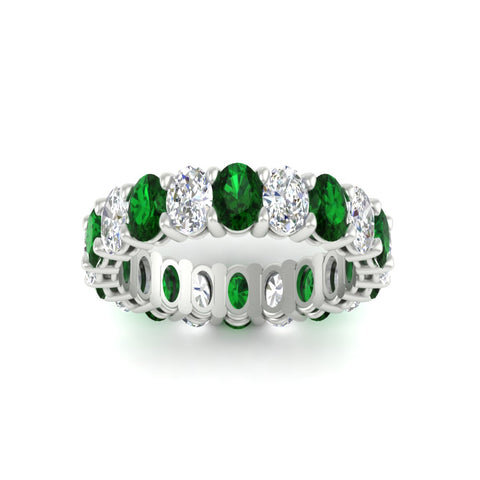 5-ct-oval-diamond-basket-prong-eternity-band-with-emerald-in-white-gold-fdewb8324ovgemgrangle5-5.00x3.50mm-nl-wg