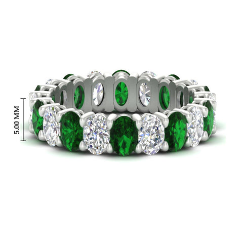 5-ct-oval-diamond-basket-prong-eternity-band-with-emerald-in-white-gold-fdewb8324ovgemgrsleep-5.00x3.50mm-nl-wg-hw