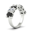 Load image into Gallery viewer, 5-ct-oval-seven-stone-black-diamond-anniversary-band-for-women-in-white-gold-fdwb8008ovblackangle2-5.00ct-nl-wg.jpg