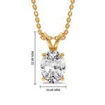 Load image into Gallery viewer, 5-ct-oval-solitaire-pendant-in-yellow-gold-FDPD8469OV-5CT-ANGLE1-YG-HW
