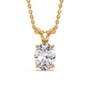 Load image into Gallery viewer, 5-ct-oval-solitaire-pendant-in-yellow-gold-FDPD8469OV-5CT-ANGLE1-YG