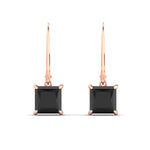 Load image into Gallery viewer, 5-ct-princess-cut-black-diamond-leverback-dangle-earrings-in-rose-gold-fdear11236prgblackangle2-5.00ct-nl-rg.jpg?v=1765510603