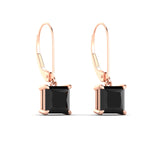 Load image into Gallery viewer, 5-ct-princess-cut-black-diamond-leverback-dangle-earrings-in-rose-gold-fdear11236prgblackangle3-5.00ct-nl-rg.jpg?v=1765510603