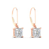 Load image into Gallery viewer, 5-ct-princess-cut-diamond-leverback-dangle-earrings-in-rose-gold-fdear11236prangle3-5.00ct-nl-rg.jpg?v=1765510602