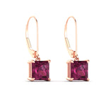 Load image into Gallery viewer, 5-ct-princess-cut-pink-sapphire-leverback-dangle-earrings-in-rose-gold-fdear11236prgsadrpiangle3-5.00ct-nl-rg.jpg?v=1765510602