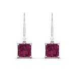 Load image into Gallery viewer, 5-ct-princess-cut-pink-sapphire-leverback-dangle-earrings-in-white-gold-fdear11236prgsadrpiangle2-5.00ct-nl-wg.jpg?v=1765510602