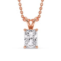 Thumbnail 140 - 5-ct-radiant-cut-solitaire-necklace-in-rose-gold-FDPD8469RA-5CT-ANGLE1-RG