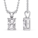 Load image into Gallery viewer, 5-ct-radiant-cut-solitaire-necklace-in-white-gold-FDPD8469RA-5CT-ANGLE3-WG
