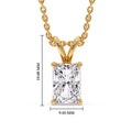 Thumbnail 151 - 5-ct-radiant-cut-solitaire-necklace-in-yellow-gold-FDPD8469RA-5CT-ANGLE1-YG-HW