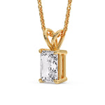 Load image into Gallery viewer, 5-ct-radiant-cut-solitaire-necklace-in-yellow-gold-FDPD8469RA-5CT-ANGLE2-YG
