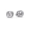 Load image into Gallery viewer, Bezel Set Cushion Diamond Stud Earrings