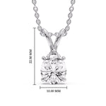 Load image into Gallery viewer, Pear Shaped Solitaire Necklace
