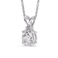 Thumbnail 149 - Pear Shaped Solitaire Necklace