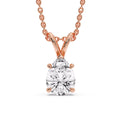 Thumbnail 137 - Pear Shaped Solitaire Necklace