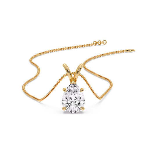 Pear Shaped Solitaire Necklace
