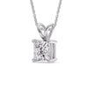 Load image into Gallery viewer, 5-ct.-diamond-princess-cut-solitaire-necklace-in-white-gold-FDPD8469PR-5CT-ANGLE2-WG