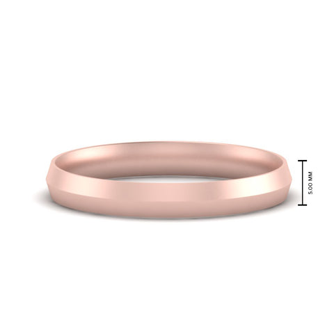 Comfort Fit Knife Edge Mens Band