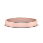 5 mm Flat Gold Wedding Band