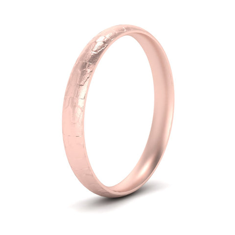 Lightweight Rock Texture Mens Wedding Band
