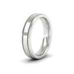 Load image into Gallery viewer, 5 mm Mens Band Double Milgrain
