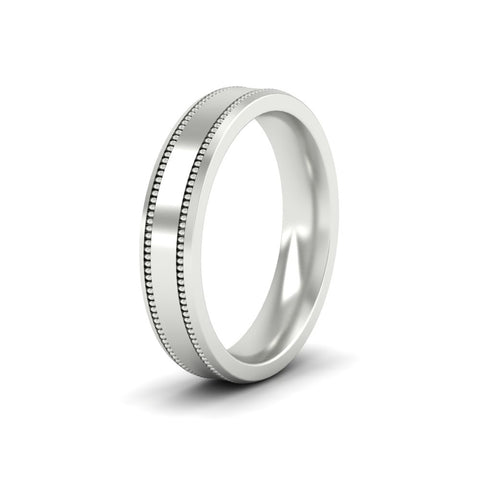 Mens Band Double Milgrain
