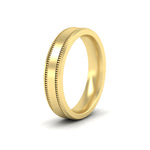 Load image into Gallery viewer, 5 mm Mens Band Double Milgrain
