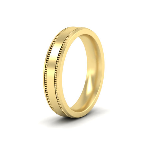 Mens Band Double Milgrain