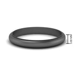 Load image into Gallery viewer, 5-mm-mens-domed-wedding-band-in-black-gold-FDM276354B-5MM-NL-BG
