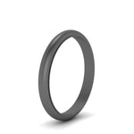 Load image into Gallery viewer, 5-mm-mens-domed-wedding-band-in-black-gold-FDM276354B-5MM-NL-BG
