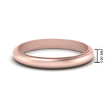 Load image into Gallery viewer, 5-mm-mens-domed-wedding-band-in-FDM276354B-5MM-NL-RG
