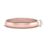 Load image into Gallery viewer, 5-mm-wedding-band-beveled-edge-matte-in-rose-gold-fdm10527b-5.0mm-nl-rg
