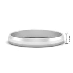 Load image into Gallery viewer, 4 mm Wedding Band Beveled Edge Matte
