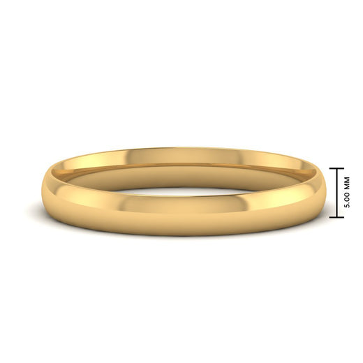 5 mm Wedding Band Classic Comfort Fit