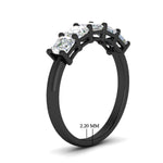 Load image into Gallery viewer, 5-stone-asscher-cut-1.50-carat-diamond-wedding-band-in-black-gold-fdwb8008asangle2-1.50ct-nl-bg-hw.jpg?v=1773744975